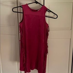 Jessica Simpson microsuede dress